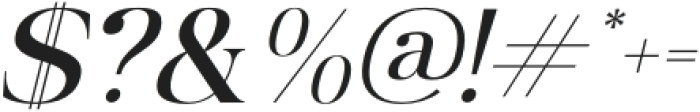 Garfist Italic otf (400) Font OTHER CHARS