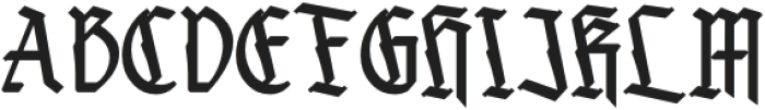 Gargamoth Extrude otf (400) Font UPPERCASE
