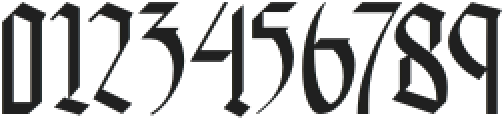 Gargamoth-Regular otf (400) Font OTHER CHARS