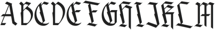 Gargamoth-Regular otf (400) Font UPPERCASE