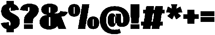 Gargenic Black otf (900) Font OTHER CHARS