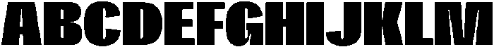 Gargenic Black otf (900) Font UPPERCASE