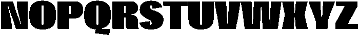 Gargenic Black otf (900) Font UPPERCASE