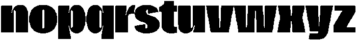 Gargenic Black otf (900) Font LOWERCASE