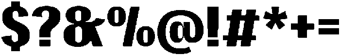 Gargenic Bold otf (700) Font OTHER CHARS