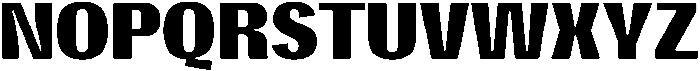 Gargenic Bold otf (700) Font UPPERCASE