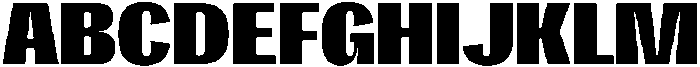 Gargenic Extra Bold otf (700) Font UPPERCASE