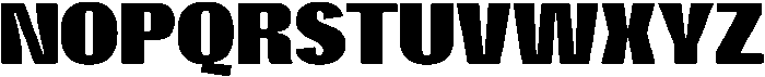 Gargenic Extra Bold otf (700) Font UPPERCASE