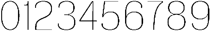 Gargenic Hairline otf (100) Font OTHER CHARS
