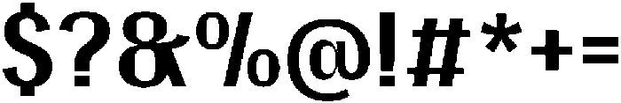 Gargenic Medium otf (500) Font OTHER CHARS