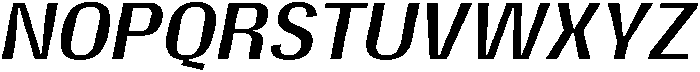 Gargenic Oblique otf (400) Font UPPERCASE