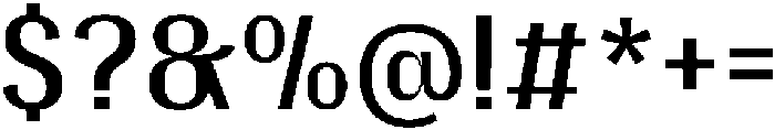 Gargenic Regular otf (400) Font OTHER CHARS