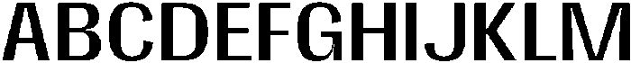 Gargenic Regular otf (400) Font UPPERCASE