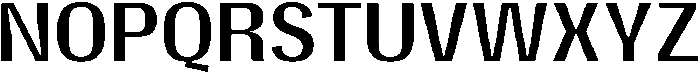Gargenic Regular otf (400) Font UPPERCASE