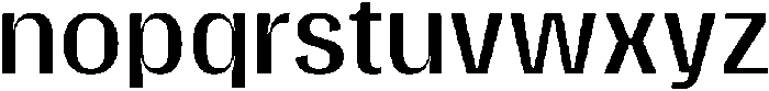 Gargenic Regular otf (400) Font LOWERCASE
