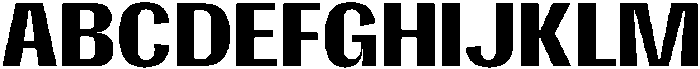 Gargenic Semi Bold otf (600) Font UPPERCASE