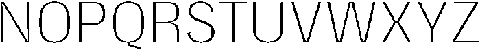 Gargenic Thin otf (100) Font UPPERCASE