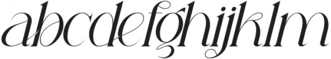 Garges Italic otf (400) Font LOWERCASE