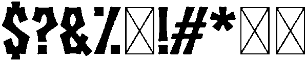 Gargoyle Regular otf (400) Font OTHER CHARS