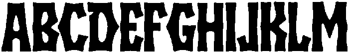 Gargoyle Regular otf (400) Font UPPERCASE