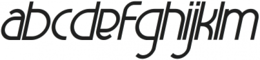 Garil Medium Italic otf (500) Font LOWERCASE