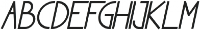 Garil Regular Italic otf (400) Font UPPERCASE