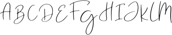 Garleriny Regular otf (400) Font UPPERCASE