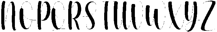 Garlic Regular otf (400) Font UPPERCASE