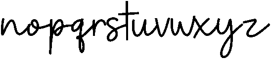 Garlic Regular otf (400) Font LOWERCASE