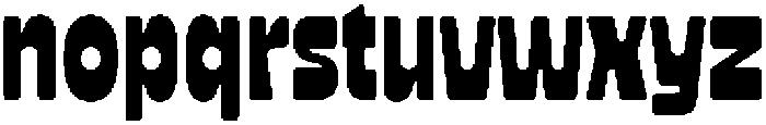 Garly Regular otf (400) Font LOWERCASE