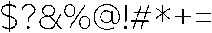 Garmit Classic Extralight otf (200) Font OTHER CHARS