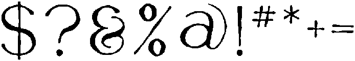 Garner Regular otf (400) Font OTHER CHARS