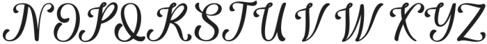 Garnesline-Regular otf (400) Font UPPERCASE