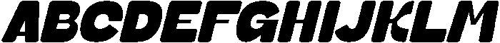 Garnisha Italic otf (400) Font UPPERCASE