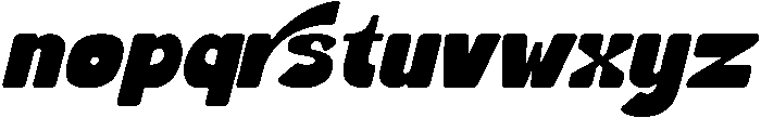Garnisha Italic otf (400) Font LOWERCASE