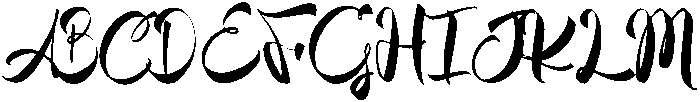 Garnite Regular otf (400) Font UPPERCASE