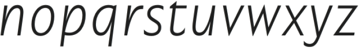 Garrison Light Italic otf (300) Font LOWERCASE