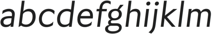 Garrison Regular Oblique otf (400) Font LOWERCASE