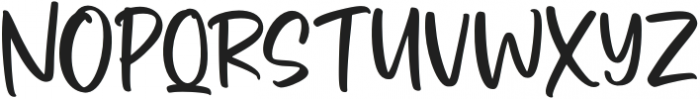 GarryShelby-Regular otf (400) Font UPPERCASE