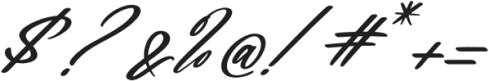 Gartenya Calligraph Italic Italic otf (400) Font OTHER CHARS
