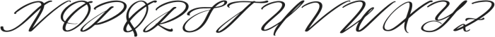 Gartenya Calligraph Italic Italic otf (400) Font UPPERCASE