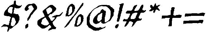 Garthion Italic otf (400) Font OTHER CHARS
