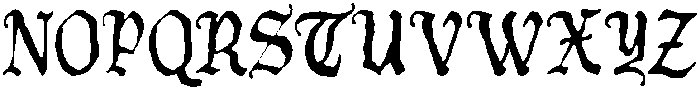 Garthion Regular otf (400) Font UPPERCASE