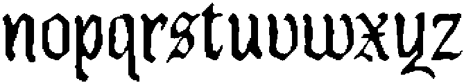 Garthion Regular otf (400) Font LOWERCASE