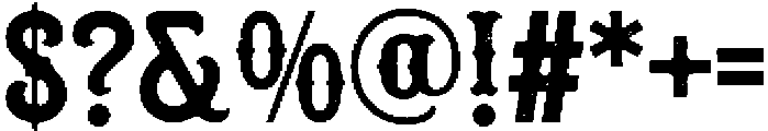 Gashroad-Regular otf (400) Font OTHER CHARS