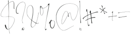 Gasiky Signature Regular otf (400) Font OTHER CHARS