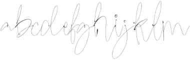 Gasiky Signature Regular otf (400) Font LOWERCASE