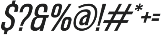 Gasket Italic otf (400) Font OTHER CHARS