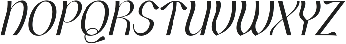 Gaslrile Italic otf (400) Font UPPERCASE