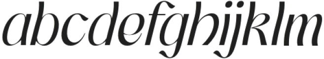 Gaslrile Italic otf (400) Font LOWERCASE